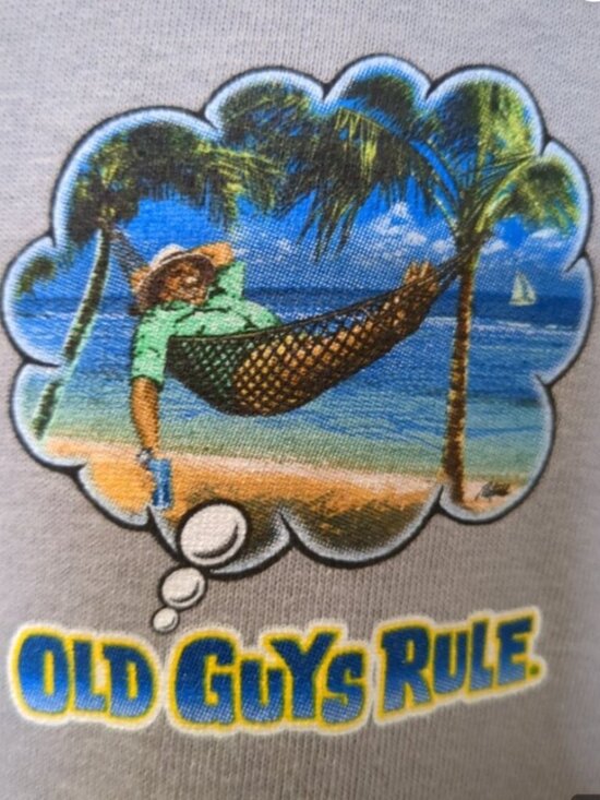Old Guys Rule Other - Vintage Old Guys Rule Short Sleeve Tee Shirt
